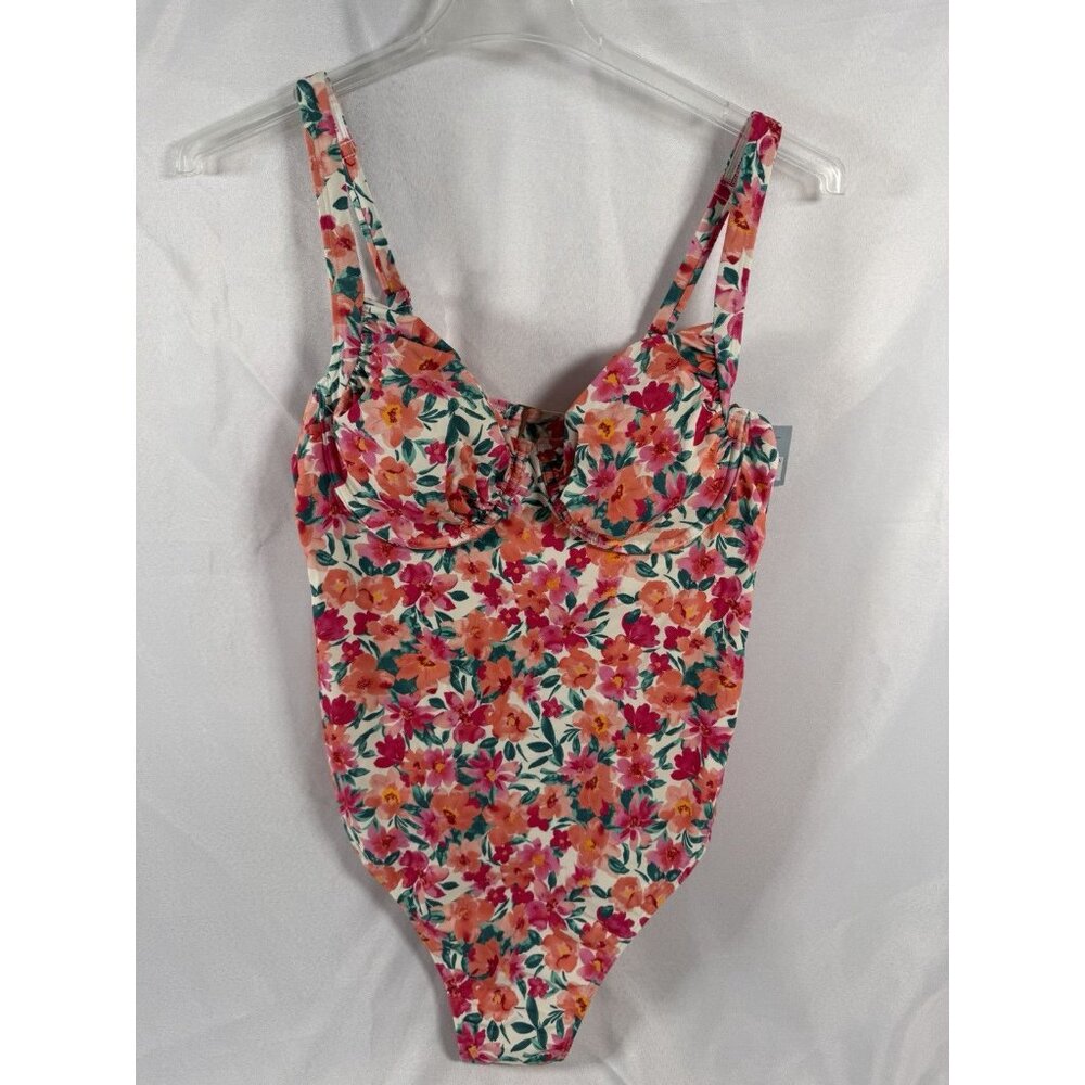 NEW Shade & Shore Women's Floral One Piece Swimsuit Size XL (size 16)